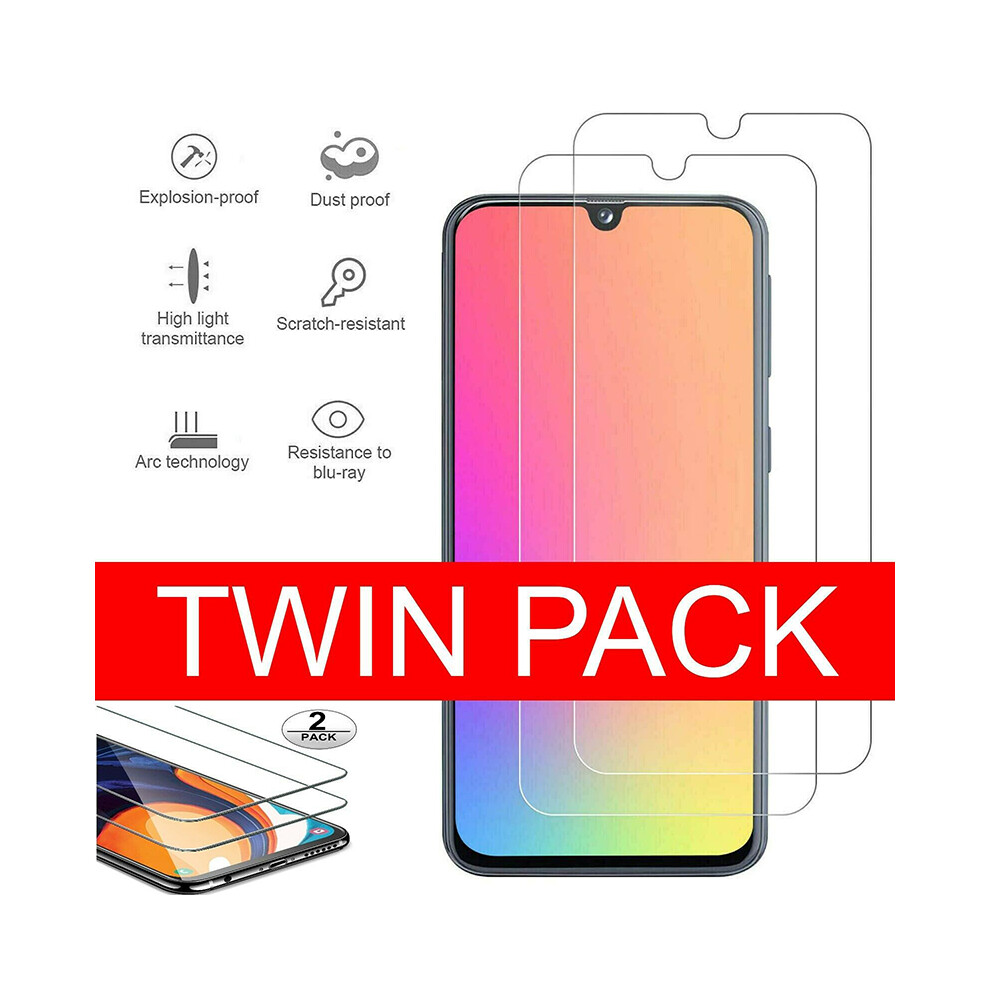 (For Samsung Galaxy A10e) 2Pcs Tempered Glass Screen Protector For Samsung Galaxy A20 A50 A40 A70 A10 320997868880