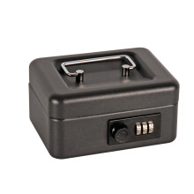 Cathedral Products 6 Inch Steel Cash Box with Combination Lock | Durable & Secure | Portable Design with Lift-Out Tray