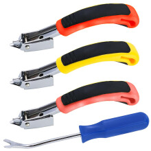 3 Pcs Heavy Duty Staple Remover, Staple Remover Tool with U Tip Fastener Remover for Furniture Floor Case Carton Photo Frame Carpet Staple Remove