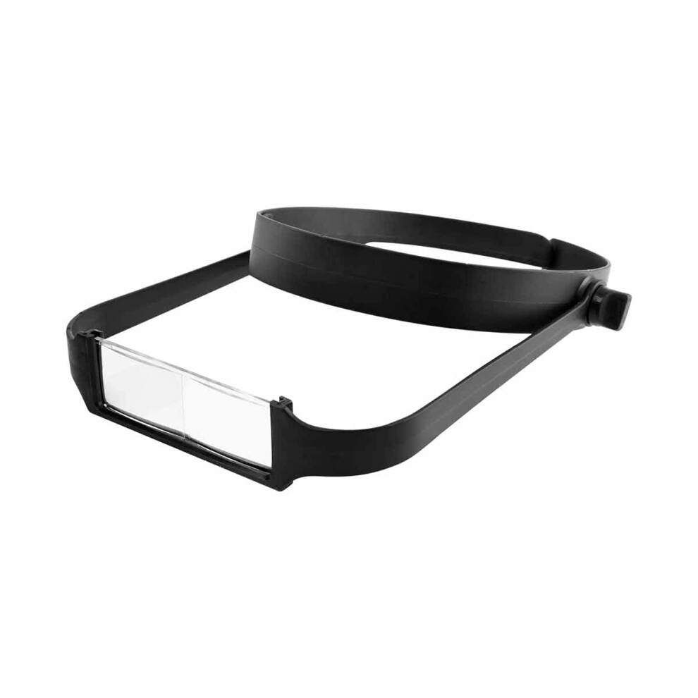 Modelcraft Black Slimline Headband Magnifier With 4 Lenses,