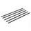 RAYSON Plastic Binding Combs, 21 Ring 20-Sheets (80gsm 20lb) Capacity, 6mm Black A4 Comb Binder Spines, Pack of 100 1