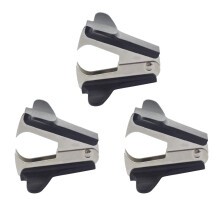 Staple Remover 3 Pack, Staple Remover, Staple Remover,Black Lightweight Staple, Grip Staple Pull, Steel Jaw Binding Supplies Removal, Tool for Family