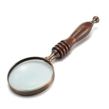 72mm Retro Magnifying Glass - 10X Magnification,glass Lens,no Distortion,ultra High Definition,the Best Reading Magnifier For The Elderly,perfect Low
