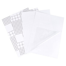 BENECREAT 50 Sheets A4 Self Adhesive Laminating Sheets, 21.4x30cm Waterproof Self Sealing Laminating Gloss Finish Letter Size for Certificates Photos