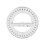 360 Full Circle Protractor, 20cm Plastic Math Measuring Tools Round Protractors Ruler Full Midround Angle Protractor 1