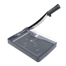 JIELISI Guillotine Paper Cutter Cutting Performance up to 12 Sheets,12 Inch Cut Length Heavy Duty Guillotine Paper Trimmer with Safety Guard and Blade