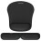 TeckNet TECKNET Mouse Mat Keyboard Wrist Support Set, Mouse Pad Foldable Keyboard Wrist Rest, Ergonomic Mouse Mat Wrist Support with Comfortable Memory Foam, 1