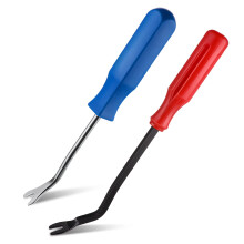 cobee Upholstery and Construction Staple Nail Remover Tool, 2 Pcs Steel Nail Puller Remover Tool with Ergonomic Handle Upholstery Nail Tack Remover