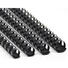 RAYSON Binding Combs, 125-200 Sheet, 16 mm 20 mm 22 mm 25 mm, Multi-Size, 21 Ring, A4, Black, Pack of 40