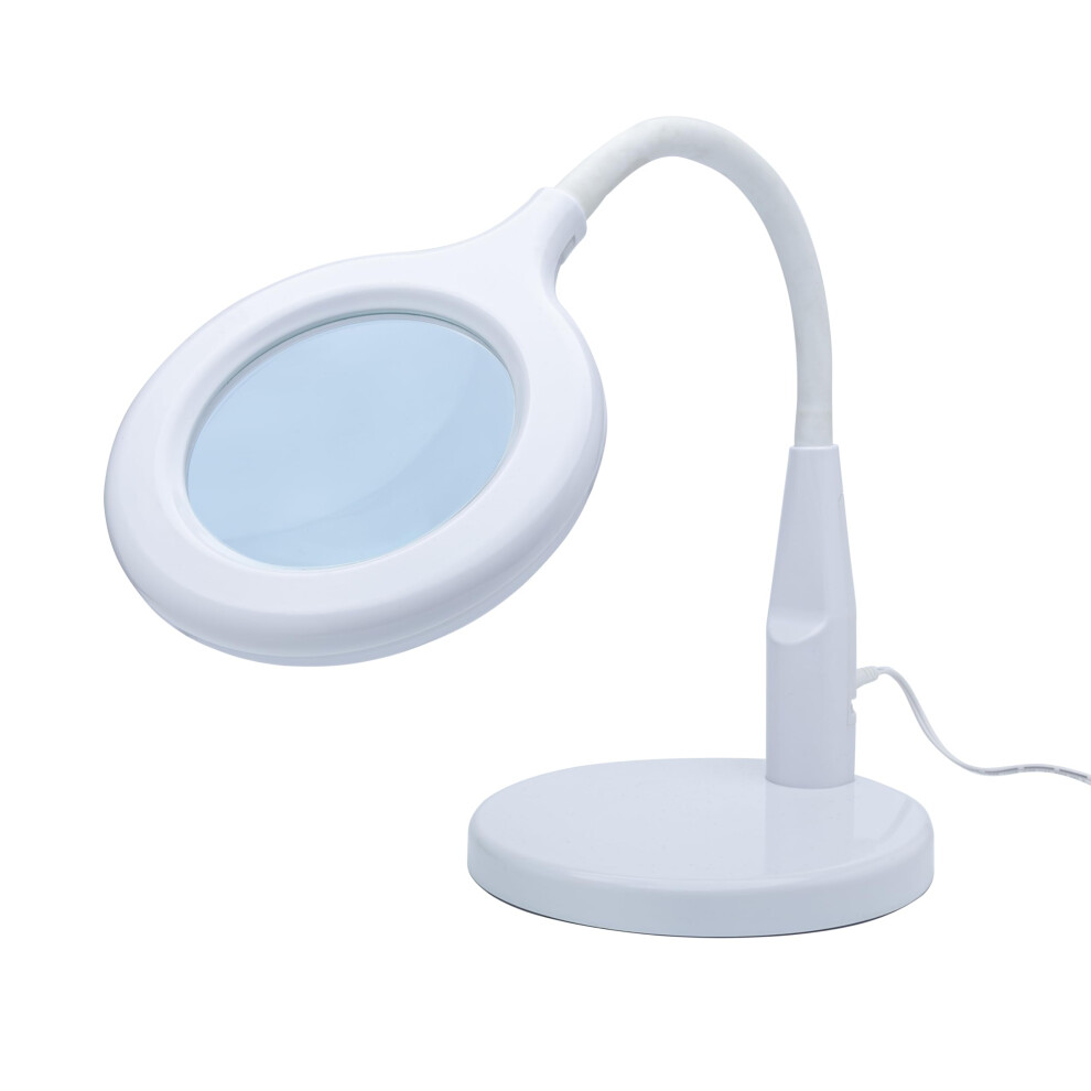 Lightcraft Value Magnifier Lamp With Flexi Neck ? 100Mm Lens, 1.75X Magnification, 36 Leds - For Hobby, Craft, Electronics And Beauty