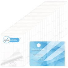 25 Sheets Self Laminating Pouches Hard 2,6x3,9 inch Laminate Sheets Self Adhesive Business Card Laminating Pouches Laminate Sheets Laminator Pouches