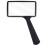 Large Rectangular Handheld Magnifying Glass?3X Magnification?2''x4''inches Handheld Magnifier?Scratch Resistant Glass Lens?Large Horizontal Viewing 1