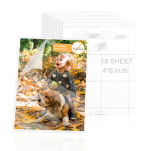 10 Sheets Self Laminating Pouches Hard 4 X 6 Inches Laminate Sheets Self Adhesive Id Card Laminating Pouches Self Seal Laminator Pouches for Credit