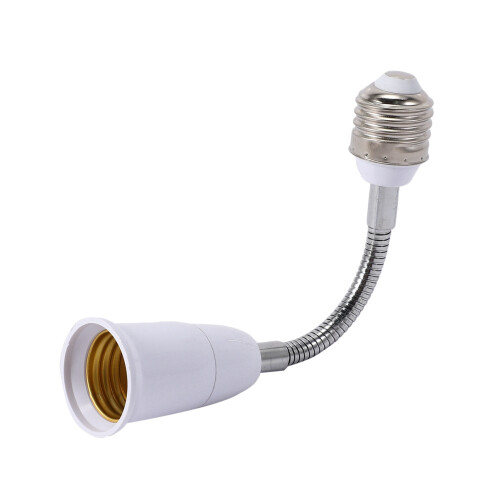 3X LED Light Bulb Lamp Holder Converters Adapter Flexible E27 to E27 20cm Length Flexible Extend Socket Base Type 2