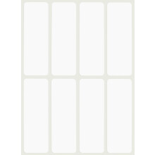 White Sticky Labels Tag Sticker 7.5cm x 2.5cm Writable Rectangle Label for File Folder Tabs - 120 Pack by Royal Green