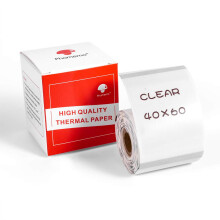 Phomemo M110 Transparent Label,1.57"x1.18"(40?60mm) Thermal Multifunctional Transparent Label?Compatible with M110 M220 M221 M120 M150 M250 M260 M108