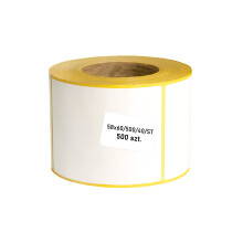 MD Labels Thermal Labels 58 x 60 mm 500 pcs White Permanent Adhesive, for Bar Codes