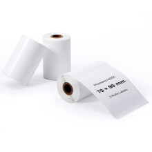 Phomemo M220 Self-Adhesive Labels 2.75"x3.15" (70x80mm) - 3 Rolls, 100/Roll for M200 M221 Printers - Warehouse, Address and Price Labels