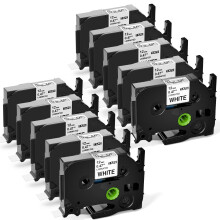Upwinning Compatible with Brother P-Touch Tape TZe-231 TZ-231 AZe231 12mm, Compatible with Brother Label Printer Tape Black on White 12mm 0.47