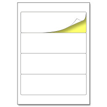 192 x 61 mm, 150 sheets, Lever Arch File Folder Labels A4 - Laser/Inkjet Printing