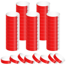 500 Pcs Paper Wristbands for Events, Waterproof Neon Wristbands Wrist Party Bands Entrance Wristbands Paper Bracelets Arm Bands for Events Music