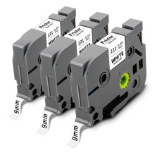 Pristar Compatible TZe-221 Label Tape Replacement for Brother Label Printer Tape 9mm TZe221 TZc221 for Brother PT-H110 PT-H100LB PT-H101C PT-H107B