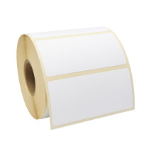Direct Thermal Labels, 76mm x 38 mm, Roll of 1000, Removable Adhesive
