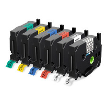 MarkField 6X TZe 12mm Color Tape Compatible with Brother Label Printer Tape, 12 mm 0.47,TZ-131 231 431 531 631 731 for P Touch Label Maker PT-H110