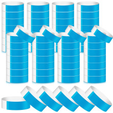 1000 Pcs Colored Wristbands for Events Wrist Bands Paper Bracelets Wristbands Waterproof Arm Bands for Events Custom Adhesive Wristbands for