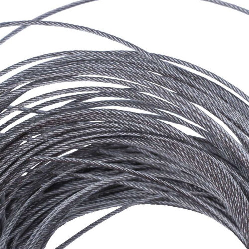 5X STAINLESS Steel Wire Rope Cable Rigging Extra, Length:15M Diameter:1.0mm 2