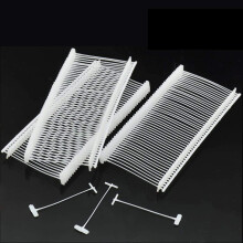 JZK 5000x 50mm Length White Kimble barbs tag Gun attachements Price Label pins Clothes tag Fastener for Tagging Gun