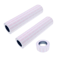 JZK 20 Rolls Total 10000 Pieces Labels, 21mm x 12mm Price Gun Sticker, Paper Pricing Labels, 500 Pieces per roll