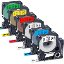 Label Orison Compatible Replacement for Dymo D1 Label Tape 40910 40913 40916 40917 40918 40919 9mm Combination Refills for Dymo LabelManager 160 PnP
