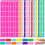 1176 Pack Rectangular Coloured Stickers Labels,12 Colours Rainbow Sticky Label,4cm x 1.9cm Color Coding Labels Assorted Stickers by YSHIHE 1