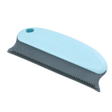 (Light blue) Reusable Pet Dog Cat Hair Remover Sofa Carpet Clothes Bed Lint Cleaning Brush