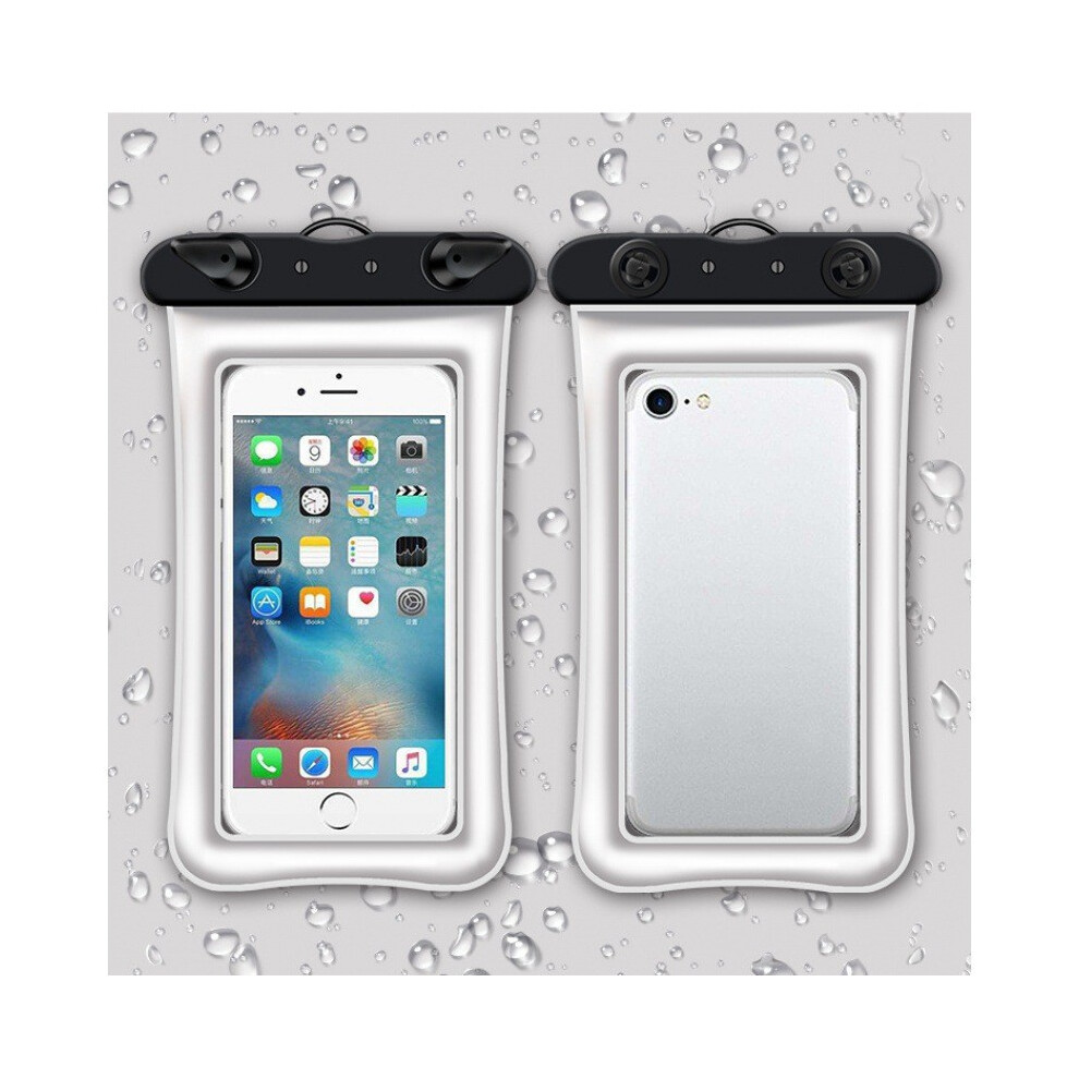 (White) Waterproof Floating Pouch Dry Bag Case Cover For Iphone Cell Phone Touchscreen White 320997862574