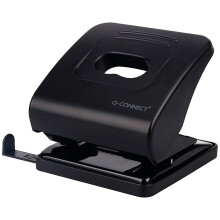 Q-Connect Standard Duty Hole Punch 30 Sheet Black 827P