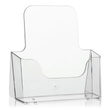 VITAdisplays? Table Brochure Stand Flyer Stand / Brochure Holder (Transparent, DIN A5)