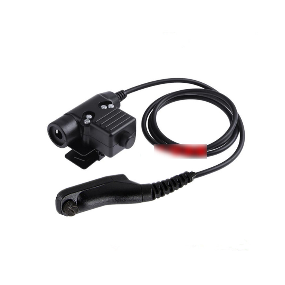U94 Headset Cable Ptt For Motorola Apx-6000 Dp-3401 Dgp-6150 Xir P8208 Xpr-6500 110691419408