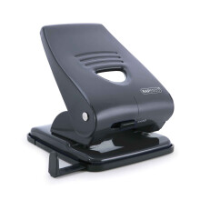 Rapesco PF800AB1 Heavy Duty 835 2-Hole Metal Punch, 40 Sheet Capacity, Black
