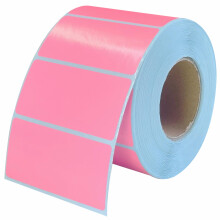 Thermal Labels Self-Adhesive 1000 Pink Labels/Roll, Compatible with MUNBYN, Phomemo, Polono Shipping Label Printer, BPA-Free Sticky Stickers Labels