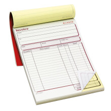 Pukka Pad NCR Duplicate Invoice Book for Business and Sales ? Tape Bound, 50 Entries Per Book, Carbonless Copies, Perforated Pages for Easy Removal ?