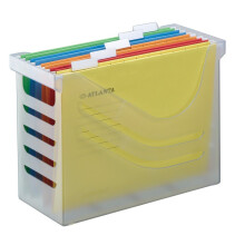 Jalema Atlanta Silky Touch Office Box Complete with 5 Files - White