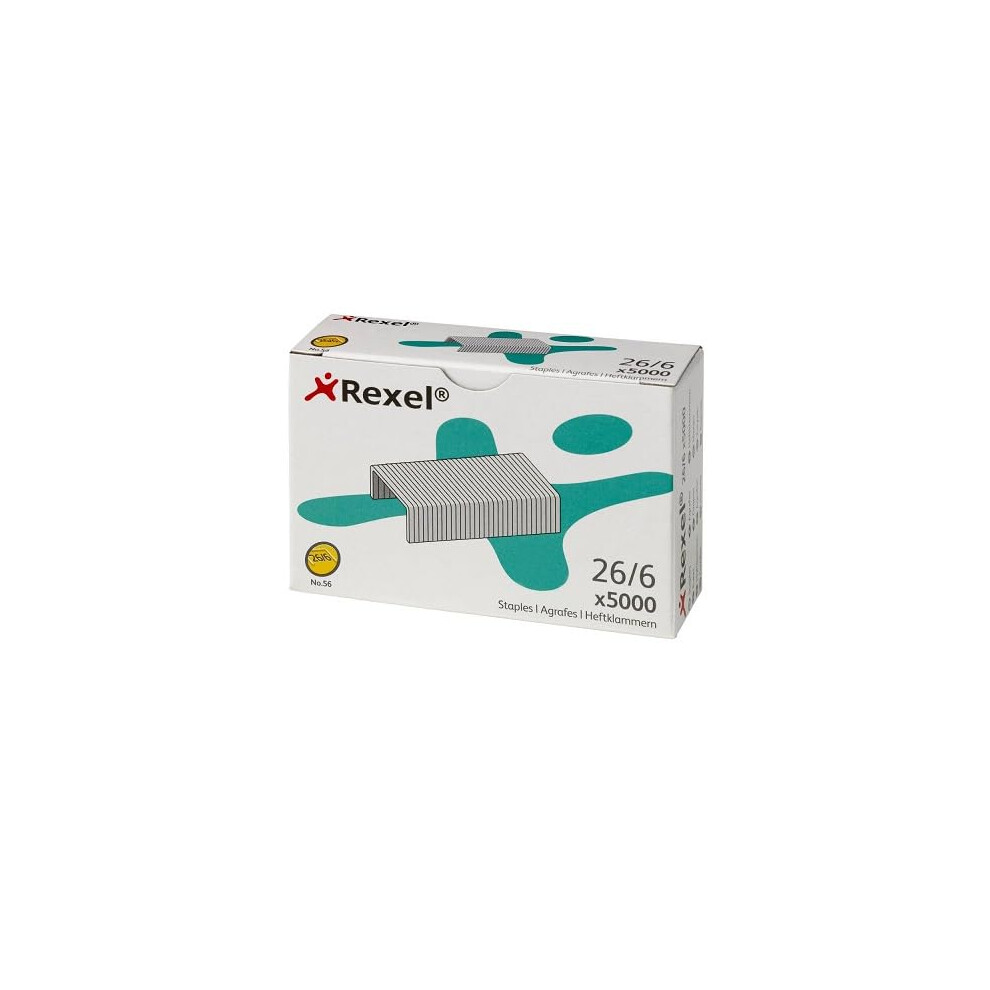 Rexel No 56 Staples 6Mm 06025 (Pack Of 5000) 5051303178021