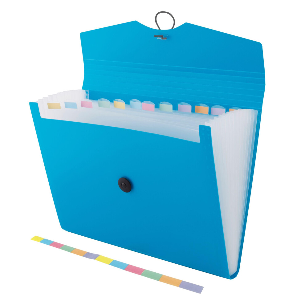 D.rect | Expandable Expanding File | Document Organiser | Folders Expander For School - Office - Home | Expanding File Folders | Pockets Filing Box | 5051303180161