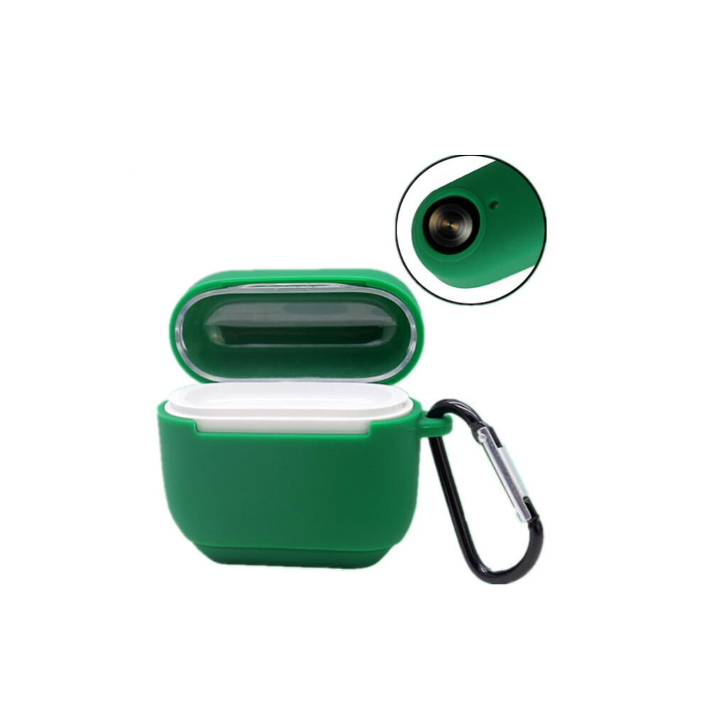 (Green) For Insta 360 Go Camera Silicone Protective Cover Charging Case With Buckle Green 110691419637
