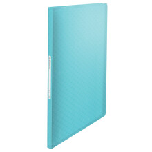 Esselte A4 Display Book With 60 Pockets, 120 Sheet Capacity, For Presenting & Storing Papers/Documents, Home/Office, Embossed Pattern, Colour'Breeze