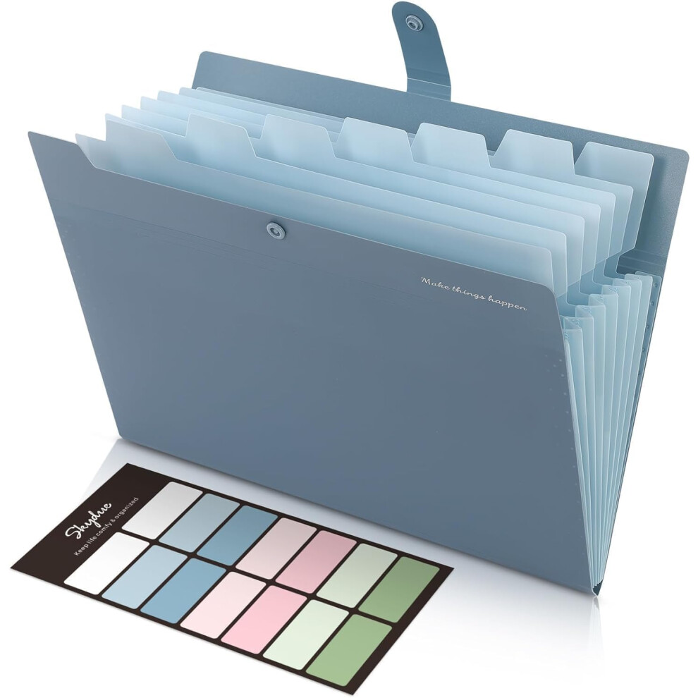 Skydue File Organizers, Expanding File Folder, Document File,Sturdy And Protective File Storage To Organise Paperwork, Receipts, Invoices, Bills, 5051303185814