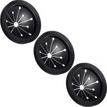 Lot de 3 Protections Anti-Éclaboussures pour Broyeur D'Évier, Déflecteurs, Bouchons de Vidange Multifonctions de Rechange pour Broyeur de Déchets