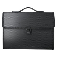 13 Pockets Expanding File Folder Box Organiser with Handle,A4 Paperwork Organiser Accordion with Tags,Waterproof Document File Folder for School